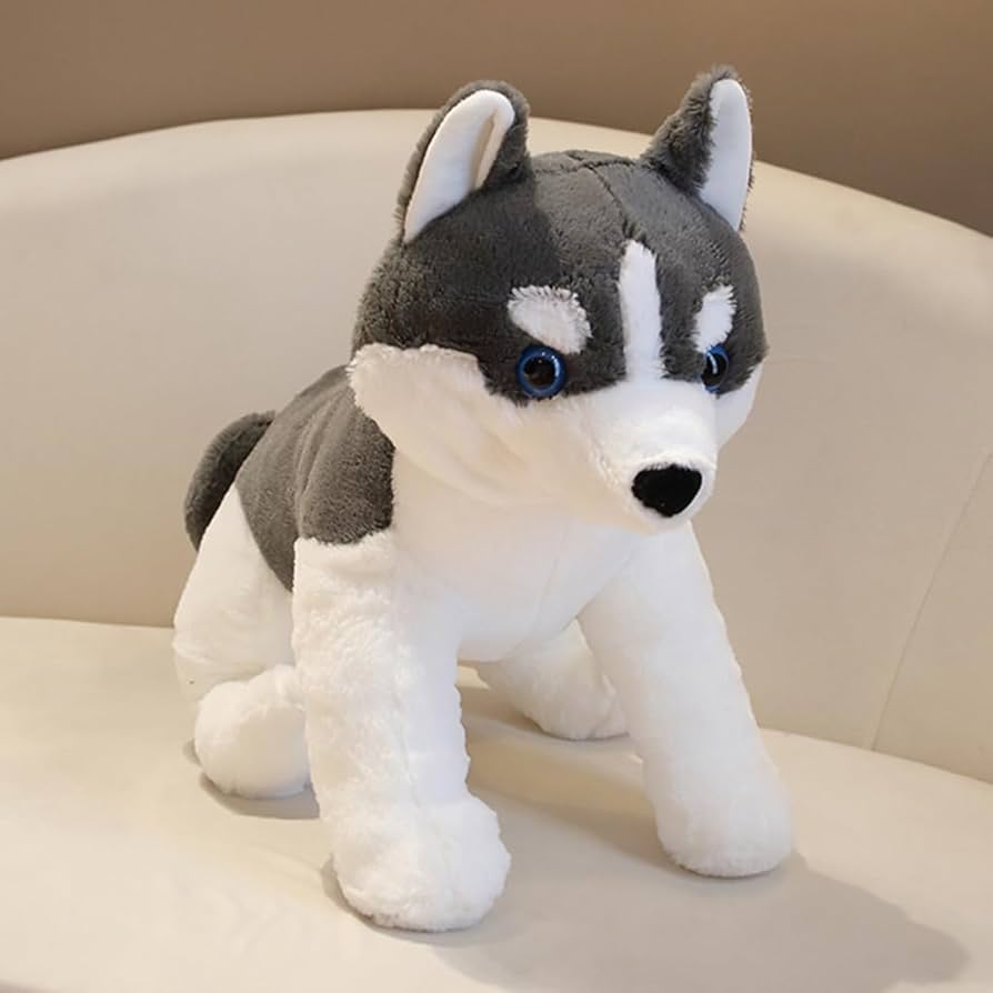 シベリアンハスキー　ぬいぐるみ Amazon.co.jp: ぬいぐるみ シベリアンハスキー 縫い包み 犬